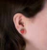 strawberry earringsd