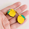 Lemon earrings